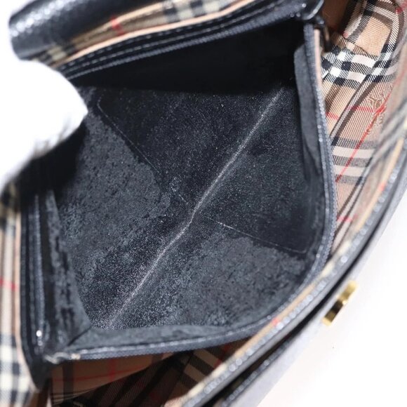 Burberrys Shoulder Bag Leather Brown Gold Auth - Picture 11 of 16